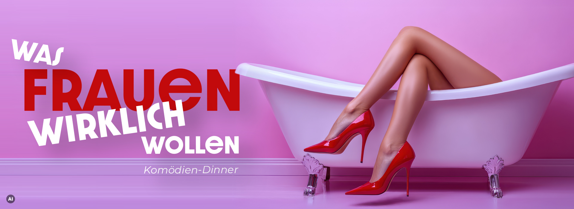 Komödien-Dinner „Was Frauen wirklich wollen“